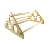 Joygoodta Chicken Perch Woodern Chicken Brooder Reusable Roost Practical Roosting Bars Toys for Coop Baby Chicks, Hens Traning 16.1 * 10.6 * 7.1inch