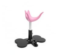 Joygoodta Dog Grooming Stand, Adjustable Pet Support for Small Dogs, Soft Silicone Padding Portable Breeding Stand, Rose
