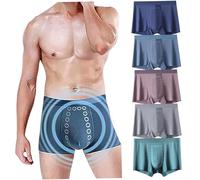 Joygoodta Energy Field Therapy Men's Underwear, 5Pcs Magnetic Therapy Energetic Men Pants, 's Boxers Briefs