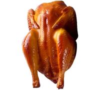 Joygoodta Food Realistic Inviting Grilled Chicken Without Head Thanksgiving Decorations for Kitchen Restaurant Home Party Display Realistic Play Food