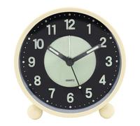 Joygoodta Glow in the Dark Clock 4.5 Inch Silent Luminous Alarm Clocks for Bedrooms, Desktop, School, Battery Not Included, Bedroom Clock