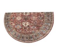 Joygoodta Hearth Rug, Hearth Rug, 20x32 Inch Soft Water-Absorbent Fireplace, Non Slip Half Round Door Mat, Washable Half Moon for Bathroom Kitchen Door Entry