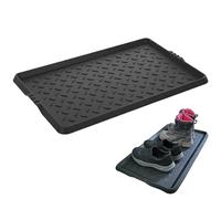 Joygoodta Heavy Duty Rubber Door Mat, Foldable Boot Mat Tray with Lip, Waterproof Shoe Tray for Entryway Indoor Outdoor Multi Use (27.5x16 inch)