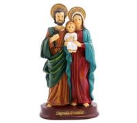 Joygoodta Jesus Statue, Holy Family Statue Catholic Mary Joseph Jesus Figurines 5.4in Resin Religious Statues Christmas Collection