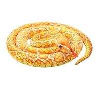 Joygoodta Snake Stuffed Animal, 5.9FT Cute Simulation Yellow Snake Plush Giant Scary Animal Figure Gifts Prank Prop