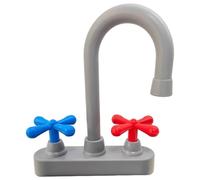 Joygoodta Toy Sink Accessories, Simulation Plastic Kitchen Faucet Play Sink Model, Pretend Play Role Playing Toy Accessory for Home Outdoor Preschool Games