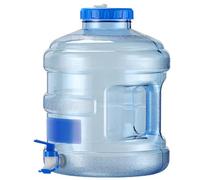 Joygoodta Water Tank 11.3L Water Container with Spigot, Screw Lid & Brush, Portable Handle Plastic Camping Container for Household, Picnic, Hiking, Travel Portable Tank
