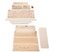 Joygoodta Wooden Sailboat Ship Kit, Home DIY Model, Classical Sailing Boats Scale Model Decorat Wooden Ship Boat Kits for Kids & Adults