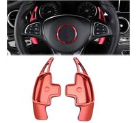 Joygowe Steering Wheel Paddle Shifter Extension Compatible with Mercedes Benz C300 e350 CLA 250 A/C/E/S/G-Class GLA GLB GLC GLE GLS 2015-2021(red)