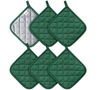 Joyhalo 6 Pack Heat Resistant Pot Holders - Terry Cloth Sets for Cooking & Baking