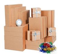 joyhalo Kraft Gift Wrap Boxes with Lids for wrapping Large Clothes