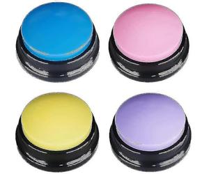 JOYHAPPST Dog Buttons For Commuication, 4 Pcs Recordable Buttons, Talking Buttons Let You Know What Your Pets Want To Do