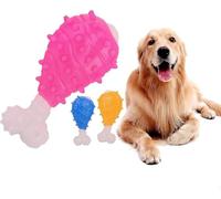 JOYHAPPST Dog Chew Silicone Toy Long Teeth Chew Toy Pet Chewy Dog Teeth Cleaning Molar Stick