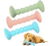 JOYHAPPST Dog Chew Toy, Dog Toothbrush, Puppy Toy, Natural Rubber Dog Toys, Non-toxic Bite Resistant Cleans