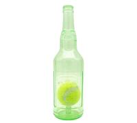 JOYHAPPST Dog Toy Water Bottle Cruncher Chew Bottle Toys for Dogs Plastic Water Bottle Chew Toys for Dogs with Ball Green