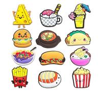 Joyhey Shoe Charms Food Charm Decoration for Clog, Polyvinyl Chloride, No Gemstone