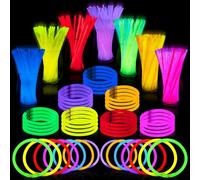 JOYIN 100 pcs Glow Sticks Bulk 8"(20cm), Glowsticks - Party Accessories for Bracelets and Necklaces, Accessories, Easter, Christmas, Halloween Party Supplies Pack