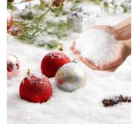 JOYIN 12 oz Fake Snow Decoration Xmas Artificial Snow, 340g Plastic Fake Snowflakes for Christmas Tree Decoration Holiday Decor and Winter Displays