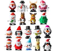 JOYIN 18 Pack Christmas Wind Up Toy Assortments Stocking Stuffers for Christmas Party Favor Supply Accessories