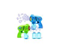 JOYIN 2 Bubble Guns with 2 Bottles Bubble Refill Solution (10 oz Total) for Kids, Bubble Blower for Bubble Blaster Party Favors, Summer Toy, Outdoors