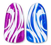 JOYIN 2 Pack Inflatable Body Boards for Water Slides, Body Board for Slip Slide, Pool Inflatables for Kids, Learn to Swim, Summer Water Fun Toy for Kids and Toddlers (Blue, Purple)
