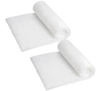 JOYIN 2 Pcs Christmas Snow Blanket Roll (3x8 Ft) for Christmas Decoration, Village Displays, Under The Christmas Tree - Thick White Soft and Fake Snow Cover for Holiday Decor