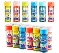 JOYIN 24-Pack Bubble Bottles (2oz/60ml Bubbles Solution) - Colorful Rainbow Design for Kids’ Party Fun, Bubbles Wand Bulk, Assorted Colors Large Bubble Kit, Toddler Summer Outside Toys Gift for Kids