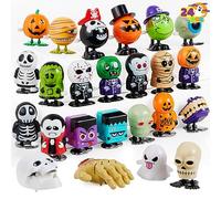 JOYIN 24 Pack Halloween Wind Up Toy Assortments for Halloween Party Favor Goody Bag Filler (24 Pieces Pack)