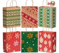 JOYIN 36 PCS Halloween Treat Bags with Stickers, Paper Candy Goodie Bags Party Supplies Trick or Treat for Kids Halloween Party Favors Exchange, Holiday Decorations Crafts Supplies