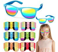 JOYIN 24 Pcs Kids Sunglasses Party Favors bulk Neon Sunglasses with UV Protection for Children. Pool Party Favors Goody Bags for kids Birthday