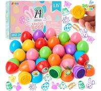 JOYIN 24Pcs Easter Egg Stampers for Kids Great Easter Toys for Easter Eggs Hunt Game, Easter Theme Party, Easter Egg Stuff, Easter Basket Stuffers Fillers, Easter Stamps Gifts, Classroom Prize