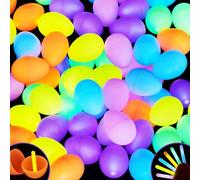 JOYIN 35 Easter Glow Eggs with Mini Glow Sticks (70PCs Total) for Kids Glow-in-The-Dark Easter Basket Stuffers Fillers Gift, Easter Eggs Hunt Game Party Favors Decorations Supplies, Classroom Prizes.