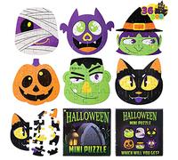 JOYIN 36 Pc Halloween Jigsaw Puzzle Set in Blind Boxes with 6 Characters, Paper Board Jigsaw Puzzle, Mystery Toy Surprise Box for Kids Party Favors, Trick or Treat Gift Exchange