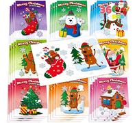 JOYIN 36 Pcs Christmas Coloring Books Bulk for Kids, Mini Coloring Booklets in 9 Covers with 10 Characters for Christmas Party Favor Supplies, Stockings Gifts Goodie Bags Stuffer Filler