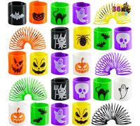 JOYIN 36 PCS Halloween Coil Spring Toys for Kids, Mini Magic Springs for Halloween Party Favors, Stress Coils Fidget Toy for Trick or Treat Goodie Bag Fillers, Students Classroom Game Prizes