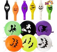 JOYIN 36 Pieces Halloween Punch Balloons for Halloween Punching Balloon Party Favor Supplies Decorations