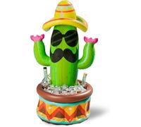 JOYIN 43" Inflatable Cactus Cooler with Sombrero Hat for Fiesta, Cinco de Mayo