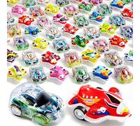 JOYIN 50 Pcs Pull Back Cars, Mini Toys Race Cars for Kids age 3+, Halloween Christmas Party Bag Fillers, Birthday Gifts Goodie Bag Fillers for Kids