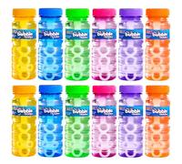 JOYIN 6 pcs Bubble Bottles (4oz/118ml Bubbles Solution), EASTER Bubbles Party Favors for Kids, Bubbles Wand Bulk, Assorted Colors Large Bubble Kit, Toddler Summer Outside Toys Gift for Kids
