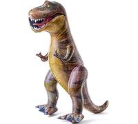 JOYIN 76CM T.rex Dinosaur Inflatable, Tyrannosaurus Rex Inflatable Toy for Pool Party Decorations, Dinosaur Birthday Party Gift for Kids and Adults (Brown)