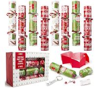 JOYIN 8 Pack Christmas Party Favor Non-Snap Lettering Pieces Party Table Favors with Holiday Party Favor Supplies for Kids and Adults, Christmas Parties, Dinners and Holidays