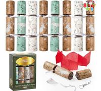 JOYIN 8 Pack Christmas Party Favor Non-Snap Party Table Favors with Reindeer Design Holiday Party Favor Supplies for Kids and Adults, Christmas Parties, Dinners and Holidays