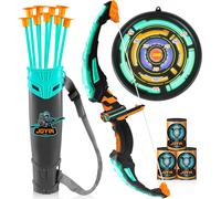 JOYIN Bow and Arrow Archery Toy Set with Flashing LED Lights for Kids