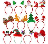 JOYIN Christmas Headbands (12 Designs), 24 Pcs