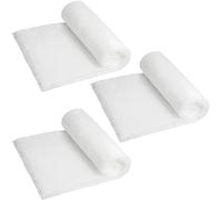 JOYIN Christmas Snow Cover Blankets (3 Pack), 38CM x 3.04 M Soft Thick Artificial Snow Blanket, Snow Rolls, Snow Sheets, Fake Snow Cotton Fabric for Christmas Holiday Winter Decoration