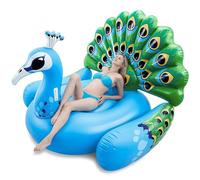 JOYIN Giant Inflatable Peacock Pool Float, Pool Inflatables for Adults, Animal Inflatable Pool Floats, Pool Floaties, Swimming Inflatable Toys, Summer Pool Raft Lounge For Adults (167 x 157 x 121 cm)