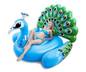 JOYIN Giant Inflatable Peacock Pool Float, Pool Inflatables for Adults, Beach Floaties, Swim Party Toys, Inflatable Pool Floats, Summer Pool Raft Lounge For Adults(167X157X121cm)