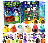 JOYIN Halloween 2024 Advent Calendar Contains 31 Days Gifts with Surprise Mochi and Rubber Ducks, Halloween Countdown Calendar for Halloween Party Favor