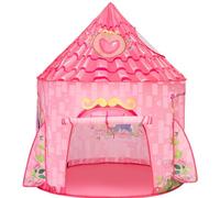 JOYIN Pink Princess Castle Play Tent,Girls Play Tent- Kids Pop-Up Tent - Childrens Indoor or Outdoor Garden Playhouse,Girls Tents Wendy House
