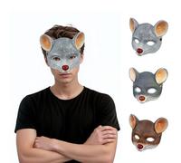 Joyincoser 3PCS Rat Mouse Mask Funny Masks for Adults Stupid Animal Costumes for Halloween, Cosplay, Theme Events, Carnival and Funny Fancy Dress